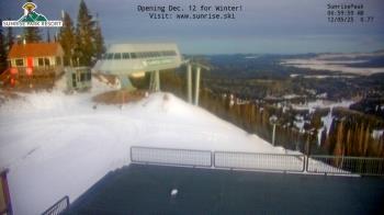 Weather camera view of Sunrise Park Resort 10650 ft elev.