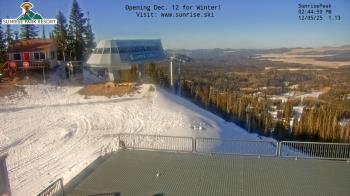 Weather camera view of Sunrise Park Resort 10650 ft elev.