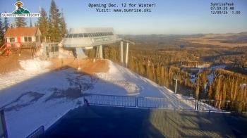 Weather camera view of Sunrise Park Resort 10650 ft elev.