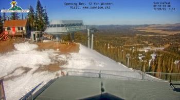 Weather camera view of Sunrise Park Resort 10650 ft elev.