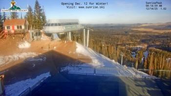 Weather camera view of Sunrise Park Resort 10650 ft elev.
