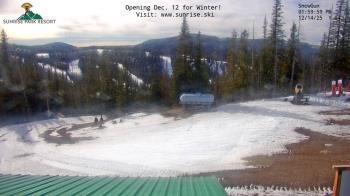 Weather camera view of Sunrise Park Resort 10650 ft elev.