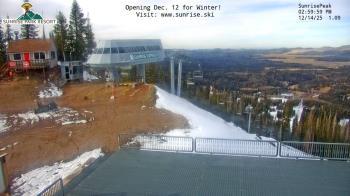 Weather camera view of Sunrise Park Resort 10650 ft elev.