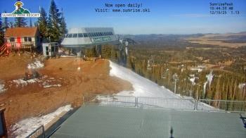 Weather camera view of Sunrise Park Resort 10650 ft elev.