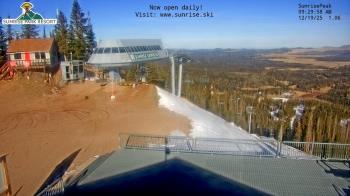 Weather camera view of Sunrise Park Resort 10650 ft elev.