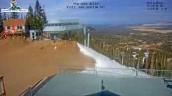 Weather camera view of Sunrise Park Resort 10650 ft elev.