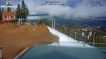 Weather camera view of Sunrise Park Resort 10650 ft elev.