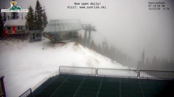 Weather camera view of Sunrise Park Resort 10650 ft elev.