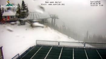Weather camera view of Sunrise Park Resort 10650 ft elev.