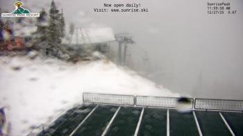 Weather camera view of Sunrise Park Resort 10650 ft elev.