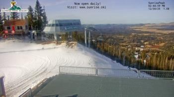 Weather camera view of Sunrise Park Resort 10650 ft elev.