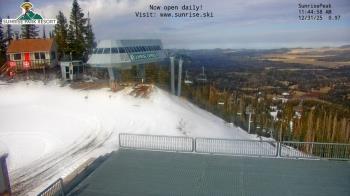 Weather camera view of Sunrise Park Resort 10650 ft elev.
