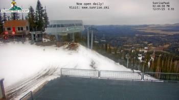 Weather camera view of Sunrise Park Resort 10650 ft elev.