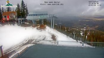 Weather camera view of Sunrise Park Resort 10650 ft elev.