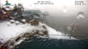 Weather camera view of Sunrise Park Resort 10650 ft elev.