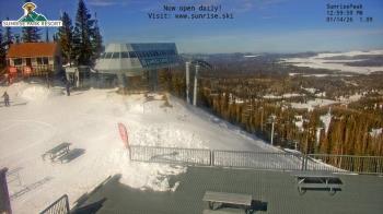 Weather camera view of Sunrise Park Resort 10650 ft elev.