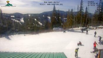 Weather camera view of Sunrise Park Resort 10650 ft elev.