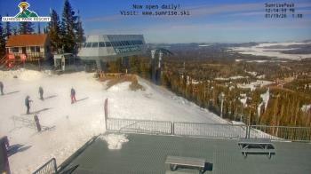 Weather camera view of Sunrise Park Resort 10650 ft elev.