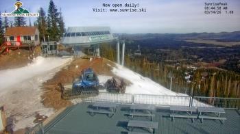 Weather camera view of Sunrise Park Resort 10650 ft elev.