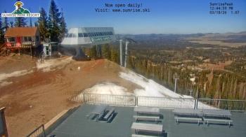 Weather camera view of Sunrise Park Resort 10650 ft elev.