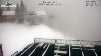 Weather camera view of Sunrise Park Resort 10650 ft elev.