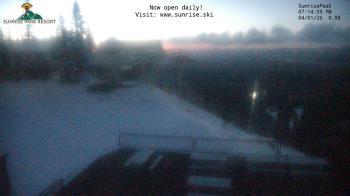 Weather camera view of Sunrise Park Resort 10650 ft elev.