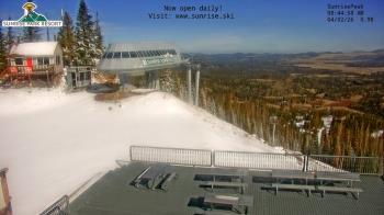 Weather camera view of Sunrise Park Resort 10650 ft elev.