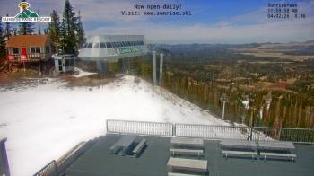 Weather camera view of Sunrise Park Resort 10650 ft elev.