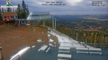Weather camera view of Sunrise Park Resort 10650 ft elev.