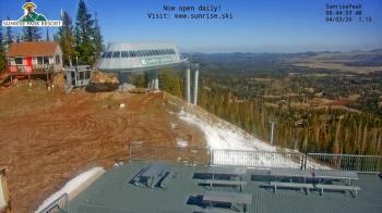 Weather camera view of Sunrise Park Resort 10650 ft elev.