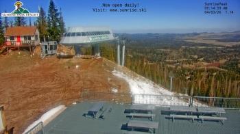 Weather camera view of Sunrise Park Resort 10650 ft elev.