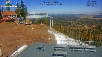 Weather camera view of Sunrise Park Resort 10650 ft elev.