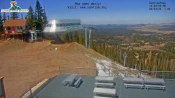 Weather camera view of Sunrise Park Resort 10650 ft elev.