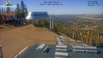 Weather camera view of Sunrise Park Resort 10650 ft elev.