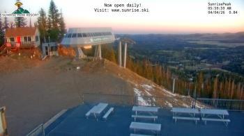 Weather camera view of Sunrise Park Resort 10650 ft elev.