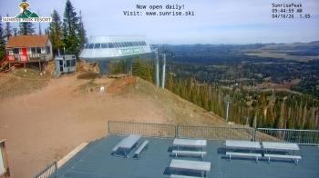 Weather camera view of Sunrise Park Resort 10650 ft elev.