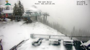 Weather camera view of Sunrise Park Resort 10650 ft elev.