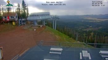 Weather camera view of Sunrise Park Resort 10650 ft elev.