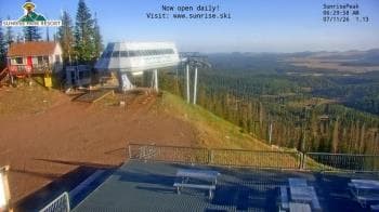 Weather camera view of Sunrise Park Resort 10650 ft elev.