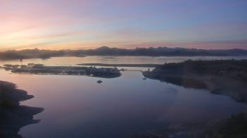 Weather camera view of Pleasant Harbor.