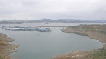 Weather camera view of Pleasant Harbor.