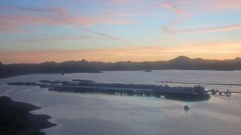 Weather camera view of Pleasant Harbor.
