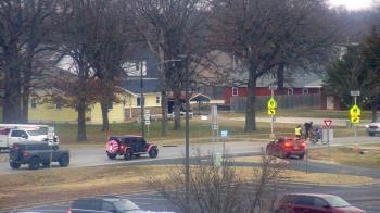 Weather camera view of Pea Ridge HS.