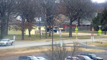 Weather camera view of Pea Ridge HS.