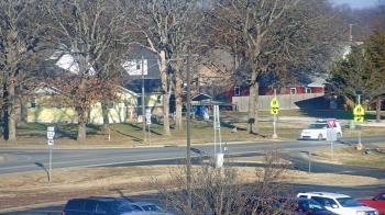 Weather camera view of Pea Ridge HS.