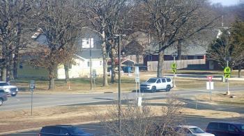 Weather camera view of Pea Ridge HS.