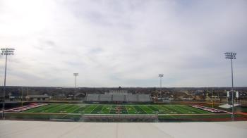 Weather camera view of Pea Ridge HS.