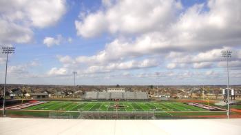 Weather camera view of Pea Ridge HS.