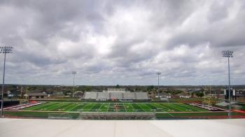 Weather camera view of Pea Ridge HS.