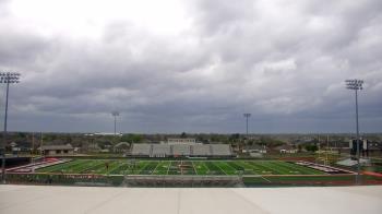 Weather camera view of Pea Ridge HS.